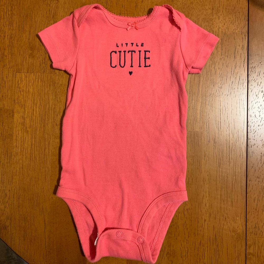 Carter’s little cutie onesie